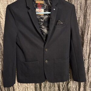 Ikks Royal Ikks Rock Black Blazer faux handkerchief